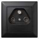 RTV-SAT Antenos Lizdas su Rėmeliu OSTE JNH011-A BLACK