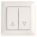 Venetian Blind Switch with Frame OSTE JNH009-W BEIGE