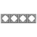 Cadre quadruple pour prises OSTE JNH016-4F Grey