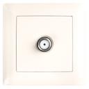 Antenas Kontaktligzda ar Rāmi OSTE JNH012-A BEIGE