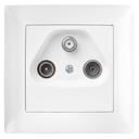 RTV-SAT Antenos Lizdas su Rėmeliu OSTE JNH011-A WHITE