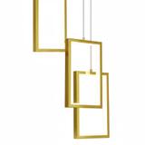TAKBELYSNING HÄNGANDE LED LHJ090-7CP GULD