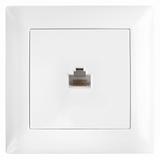 Розетка RJ45 с Рамка OSTE JNH010-S WHITE