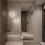 LED-pendellampa LHJ127-W Krom