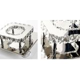 Kristalltaklampa Plafond Glamour 8W APP406-C Neutral