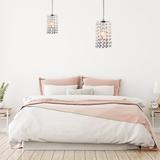 Taklampa Kristall APP730-1CP Silver