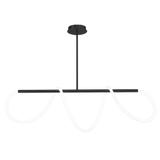 LED-taklampa APP856-CP Long Svart