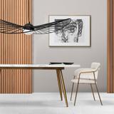 HÄNGLAMPA GENOMBRUTEN LED 60 cm APP651-1CP