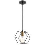 Hängande lampa APP1131-1CP svart-guld