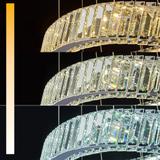 TAKPLAFOND HÄNGANDE LED APP1547-CP KROM