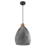 Retro glastaklampa APP897-1CP svart