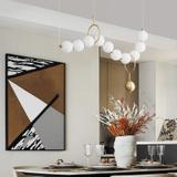TAKLAMPA HÄNGANDE LED APP1444-10CP Guld