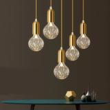 Hängande Taklampa Enkel Retro APP649-1CP Guld