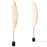 Golvstående LED-lampa G126-F Guld