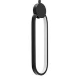 Hängande LED-taklampa APP851-CP Svart