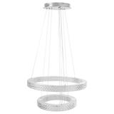 HÄNGLAMPA LED KRISTALL MS007-CP Krom