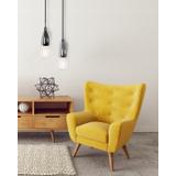 Taklampa Pendel Armatur APP359-1CP Koppar