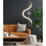 Vägglampa väggspot LED APP859-W Long Krom