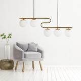 TAKLAMPA HÄNGANDE Gold APP1599-5CP