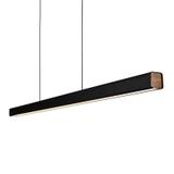 Hängande LED-taklampa APP1448-CP Svart 100 cm
