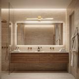 Badrum vägg LED-lampa SWE044-1W 60cm GOLD