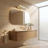 Badrum vägg LED-lampa SWE031-1W 40cm Brush Gold