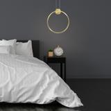 HÄNGANDE LED TAKLAMPA APP1393-CP GULD 30 cm