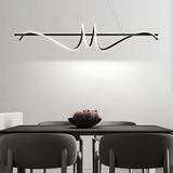 Lampa HÄNGANDE LED LHJ023-CP 120 cm SVART