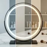 Spegel LED MAKE-UP Svart 40 cm