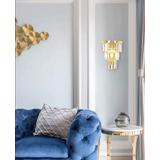 Kristallvägglampa APP1535-1W Guld
