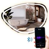 VÄGGSPEGEL LED MED BLUETOOTH-FUNKTION 70x100 cm FOG