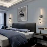VÄGGLAMPA LED LHJ061-W SVART