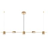 Hängande LED-taklampa APP929-5CP Guld