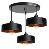 Wisząca Lampa APP1334-3CP Black Gold