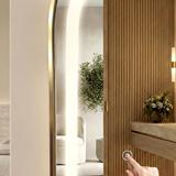 LED-SPEGEL Orbit 60x170 cm Borstat Guld