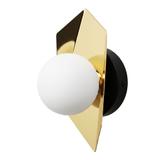 VÄGGLAMPA VÄGGLYKTA APP1411-W SVART/GULD