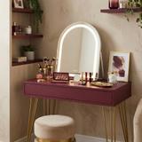 LED-spegel GLAM White 40x45cm