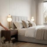 LED taklampa pendel LHJ112-2CP borstat guld