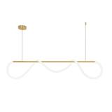 LED taklampa APP854-CP Long Guld