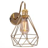 Vägglampa Kinkiet Loft 392229 Guld