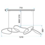 HÄNGLAMPA LED LHJ050-CP T GULD