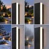 Facade LED wall lamp JNH036-G 90 Black