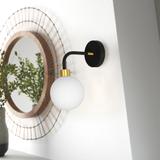 VÄGGLAMPA VÄGGLAMPA/KINKIET APP1301-1W Svart Guld
