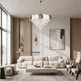 Kristall-pendellampa SWE084-CP 60cm GOLD