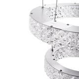 HÄNGLAMPA LED KRISTALL MS006-CP Krom