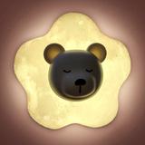 VÄGGLAMPA LED G181-W VIT NALLE