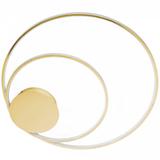 TAKLAMPA MED FJÄRRKONTROLL PLAFOND LED APP803-C Guld
