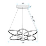 HÄNGANDE LED-LAMPA G001-CP GULD