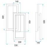 Taklampa LED SWE059-C BLACK