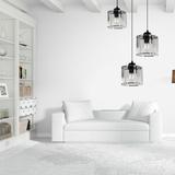 Taklampa Kristall APP513-3CPR Svart